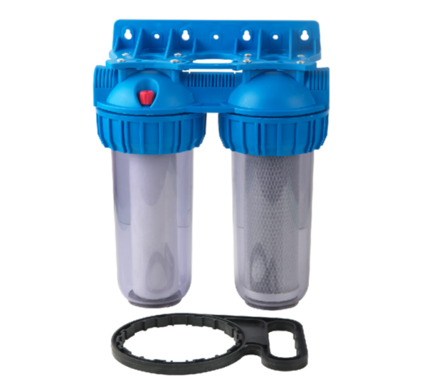 2 Filtri Acqua A Carbone Attivo Compresso Per Depuratore, Ricambio Con Guscio Di Cocco, Assorbono Cloro E Odori